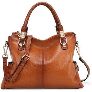 Soft Women Genuine Leather Purses and Handbags Satchel Tote Shoulder Bag
